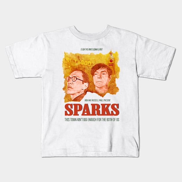 Sparks This Town Ain't Big Enough For the Both of Us Kids T-Shirt by FrozenCharlotte